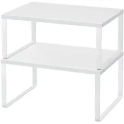 Höffner Küchenregal 2er-Set   ¦ creme ¦ Metall ¦ Maße (cm): B: 32 H: 15,3