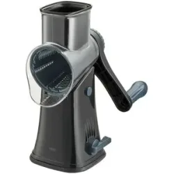 Gefu Trommelreibe  CLICK ¦ schwarz ¦ Kunststoff ¦ Maße (cm): B: 12,5 H: 28