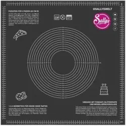 Sallys Backmatte  Sallys ¦ schwarz ¦ Silikon ¦ Maße (cm): B: 60