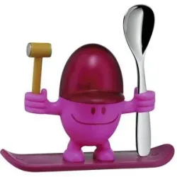 WMF Eierbecher  McEgg ¦ rosa/pink ¦ Kunststoff,Edelstahl ¦ Maße (cm): H: 11