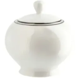 Peill+Putzler Zuckerdose mit Deckel  Bologna ¦ weiß ¦ Maße (cm): H: 10  Ø: 9.5