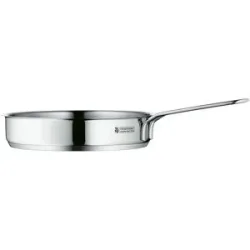 WMF Stielpfanne 18cm  Mini ¦ silber ¦ Edelstahl ¦ Maße (cm): H: 4  Ø: 18