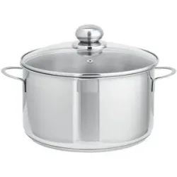 LevelOne Fleischtopf 24cm  Basic ¦ silber ¦ Edelstahl Ø: 24