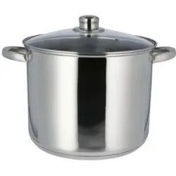 LevelOne Großraumtopf 10l   ¦ silber ¦ Edelstahl