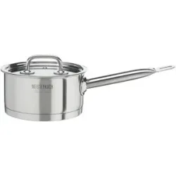 Meisterkoch Topf  MODUS ¦ silber ¦ Edelstahl ¦ Maße (cm): H: 8  Ø: 16