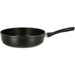 KHG Bratpfanne Aluminium 28 cm   ¦ schwarz ¦ Aluminium ¦ Maße (cm): H: 7,5  Ø: