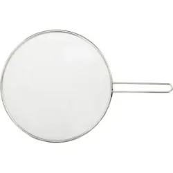 KHG Spritzschutz Ø 29 8 cm   ¦ silber ¦ Edelstahl Ø: 29.8