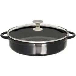 Meisterkoch Gusseisen-Servierpfanne  OPUS ¦ schwarz ¦ Gußeisen ¦ Maße (cm): H: 7