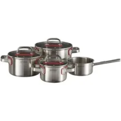 Meisterkoch Topfset  JOCUS ¦ Edelstahl,Silikon ¦ Maße (cm): B: 30 H: 20