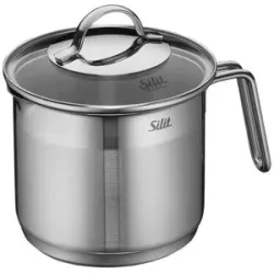 Silit Milchtopf  Achat ¦ Edelstahl ¦ Maße (cm): H: 20  Ø: 14