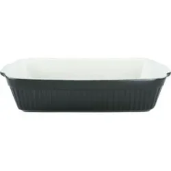 CreaTable Auflaufform  Classic ¦ schwarz ¦ Steinzeug/Steingut ¦ Maße (cm): B: 20