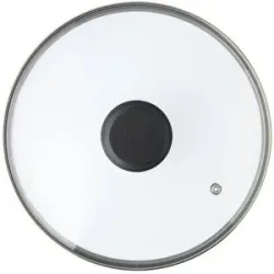 KHG Glasdeckel   ¦ Edelstahl ¦ Maße (cm): H: 7  Ø: 24