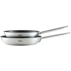 WOLL Pfannen-Set  Steel ¦ Edelstahl ¦ Maße (cm): B: 28,9 H: 5