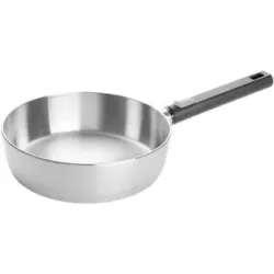 WOLL Schmorpfanne  Logic Steel ¦ Edelstahl ¦ Maße (cm): H: 7  Ø: 24
