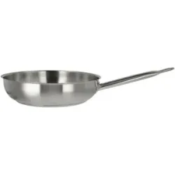 Meisterkoch Edelstahlpfanne tief Ø 28 cm  CELSUS ¦ silber ¦ Edelstahl ¦ Maße