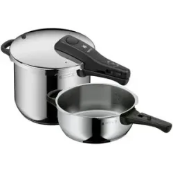 WMF Schnellkochtopf-Set  Perfect ¦ silber ¦ Edelstahl Ø: 22