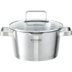 Meisterkoch Bratentopf  KONUS ¦ silber ¦ Edelstahl ¦ Maße (cm): H: 11  Ø: 20
