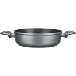 KHG Servierpfanne   ¦ grau ¦ Aluminium ¦ Maße (cm): H: 7  Ø: 24
