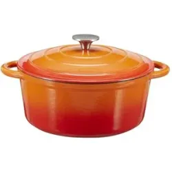 Meisterkoch Topf  OPUS ¦ orange ¦ Gußeisen ¦ Maße (cm): H: 11,5  Ø: 26