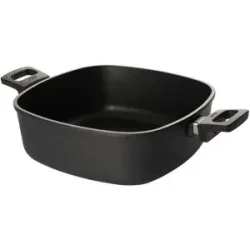 WOLL Gussbräter viereckig Nowo ¦ schwarz ¦ Aluminium-Guss ¦ Maße (cm): H: 10  Ø:
