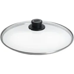 WOLL Sicherheitsglasdeckel   ¦ schwarz ¦ Glas Ø: 30