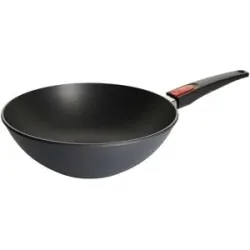 WOLL Guss-Wok- und Rührpfanne  Diamond Lite ¦ schwarz ¦ Aluminium-Guss ¦ Maße