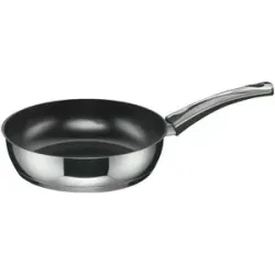 Berndes Schmorpfanne  Injoy® B.Nature ¦ silber ¦ Edelstahl Ø: 28