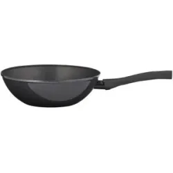 KHG Energiespar Wok  Signature Collection ¦ schwarz ¦ Stahlblech Ø: 26