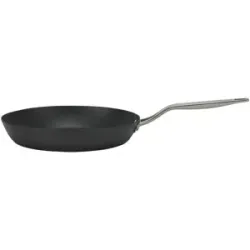 Meisterkoch Pfanne  LOTUS ¦ schwarz ¦ Carbonstahl ¦ Maße (cm): H: 4,5  Ø: 28