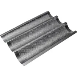 Birkmann Baguetteblech  Laib & Seele ¦ schwarz ¦ Stahlblech ¦ Maße (cm): B: 28
