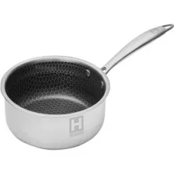 Hensslers Stielkasserolle   ¦ silber ¦ Edelstahl Ø: 18