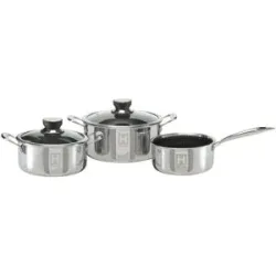Hensslers Topfset   ¦ silber ¦ Edelstahl