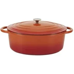 Meisterkoch Bräter  OPUS ¦ orange ¦ Gußeisen ¦ Maße (cm): B: 38 H: 14