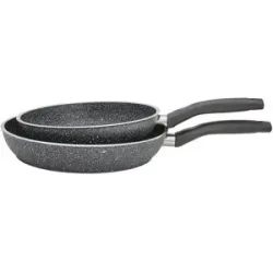 KHG Pfannenset   ¦ schwarz ¦ Aluminium