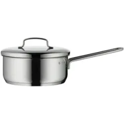 WMF Stielkasserolle mit Deckel  Mini ¦ silber ¦ Edelstahl ¦ Maße (cm): H: 7,5