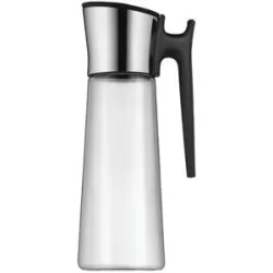 WMF Wasserkaraffe  Basic ¦ transparent/klar ¦ Glas,Edelstahl ¦ Maße (cm): H: 31