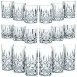 Nachtmann Gläserset  Noblesse ¦ transparent/klar ¦ Glas ¦ Maße (cm): B: 38,9 H: