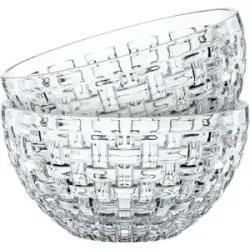 Nachtmann Schale 2er Set Bossa Nova ¦ transparent/klar ¦ Glas ¦ Maße (cm): B: