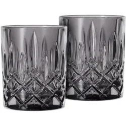 Nachtmann Whiskygläser 2er Set Noblesse ¦ grau ¦ Glas ¦ Maße (cm): H: 10,2  Ø: