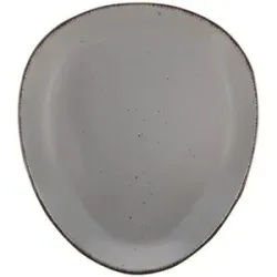 Peill+Putzler Speiseteller dreieckig 30 cm  Siena ¦ grau ¦ Steinzeug/Steingut Ø: