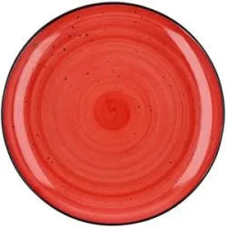 Peill+Putzler Speiseteller  Genua ¦ rot ¦ Maße (cm): H: 2,5  Ø: 25.5