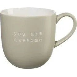 ASA SELECTION Tasse   ¦ creme ¦ Porzellan ¦ Maße (cm): H: 9,5  Ø: 9.5
