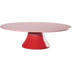 ASA SELECTION Tortenplatte Joy   ¦ rot ¦ Porzellan ¦ Maße (cm): H: 9  Ø: 29