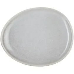 Peill+Putzler Servierplatte  Como ¦ grau ¦ Porzellan ¦ Maße (cm): B: 12,4 H: