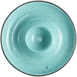 Peill+Putzler Eierteller  Genua ¦ blau ¦ Porzellan ¦ Maße (cm): H: 2,5  Ø: 12.5