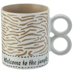 Peill+Putzler Kaffeebecher  Wildnis ¦ braun ¦ Porzellan ¦ Maße (cm): H: 9,5  Ø: