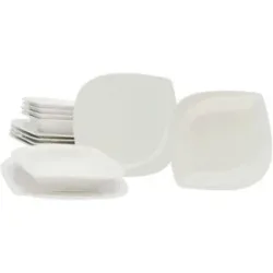 CreaTable Tafelservice  Melbourne ¦ weiß ¦ Porzellan ¦ Maße (cm): B: 31 H: 34,5