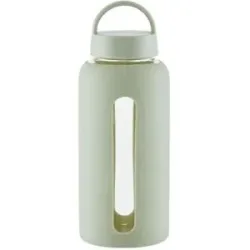 KHG Trinkflasche   ¦ Glas,Silikon,Kunststoff ¦ Maße (cm): H: 23,3  Ø: 8.8