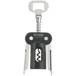 Meisterkoch Korkenzieher  OPTIMUS ¦ schwarz ¦ Metall ¦ Maße (cm): B: 5 H: 18 T: