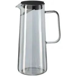 for friends Wasserkaraffe   ¦ grau ¦ Glas ¦ Maße (cm): B: 14,3 H: 24,8